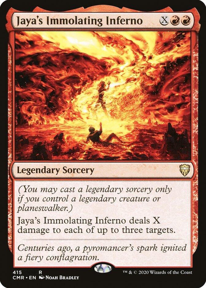 Image for Jaya's Immolating Inferno (Commander Legends) (415) - Magic: The Gathering