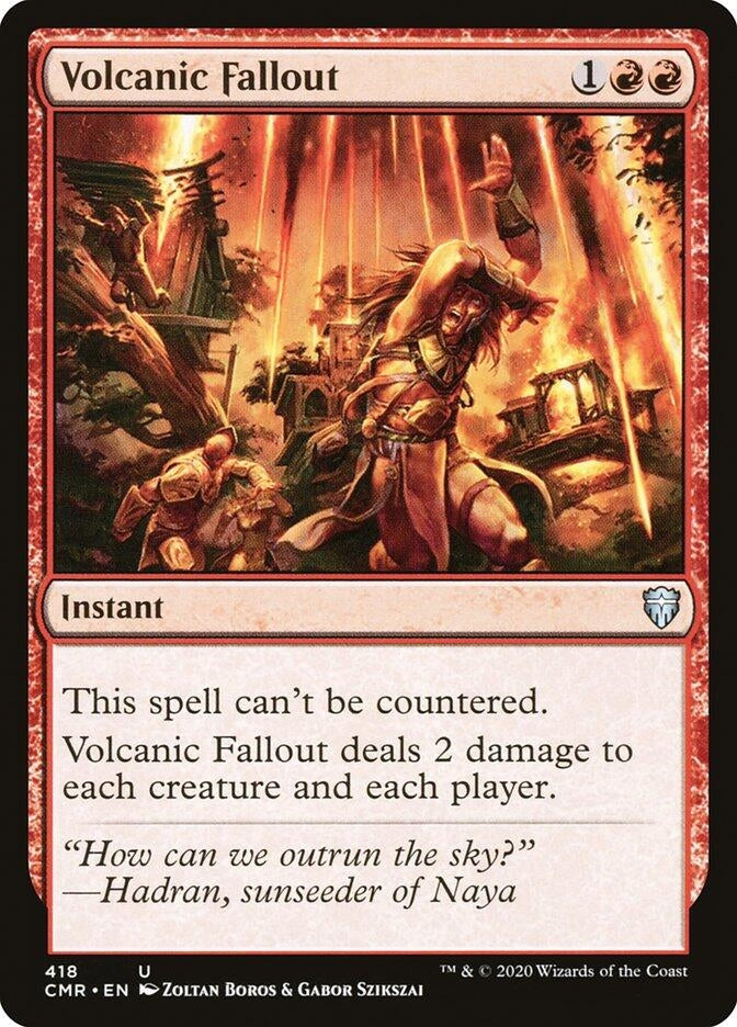 Image for Volcanic Fallout (Commander Legends) (418) - Magic: The Gathering