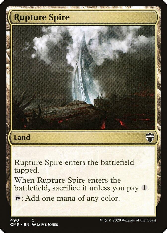 Image for Rupture Spire (490) (Commander Legends) (490) - Magic: The Gathering