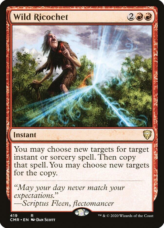 Image for Wild Ricochet (Commander Legends) (419) - Magic: The Gathering
