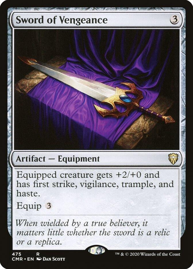 Image for Sword of Vengeance (Commander Legends) (475) - Magic: The Gathering