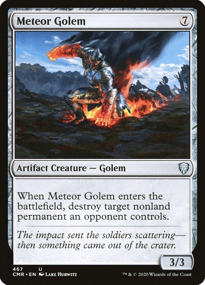 Image for Meteor Golem (467) (Commander Legends) (467) - Magic: The Gathering
