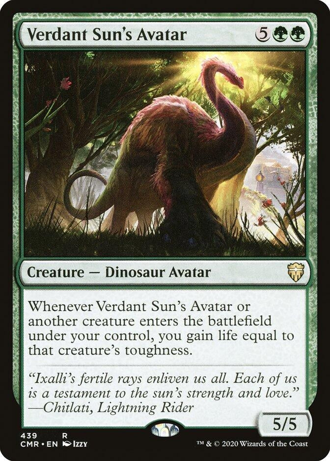 Image for Verdant Sun's Avatar (Commander Legends) (439) - Magic: The Gathering
