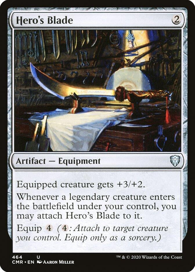 Image for Hero's Blade (464) (Commander Legends) (464) - Magic: The Gathering