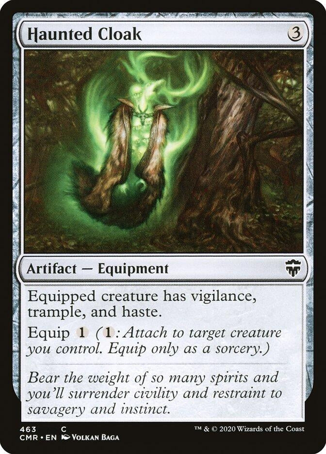 Image for Haunted Cloak (463) (Commander Legends) (463) - Magic: The Gathering