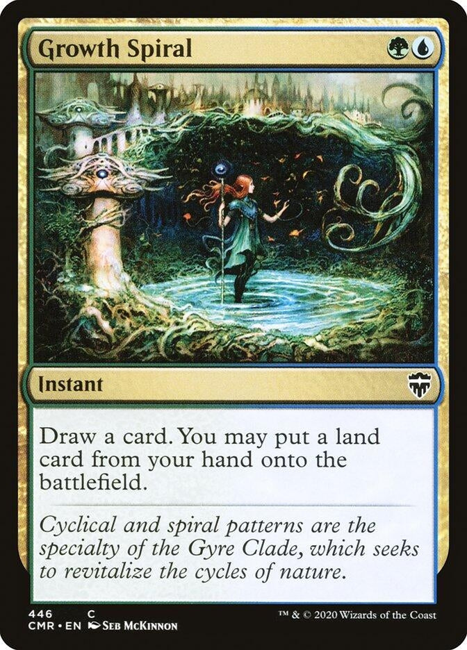 Image for Growth Spiral (Commander Legends) (446) - Magic: The Gathering