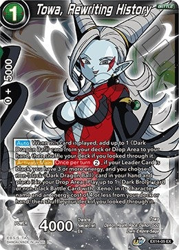 Image for Towa, Rewriting History (Expansion Deck Box Set 14: Battle Advanced) (EX14-05) - Dragon Ball Super: Masters