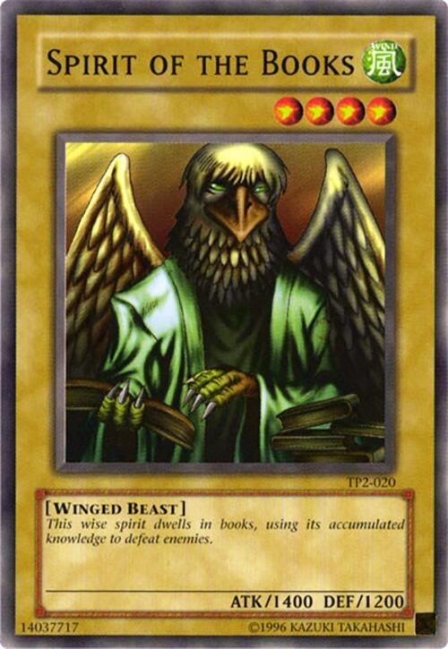 Image for Spirit of the Books (Tournament Pack 2) (TP2-020) - YuGiOh