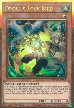 Image for Droll & Lock Bird (Maximum Gold) (MAGO-EN006) - YuGiOh
