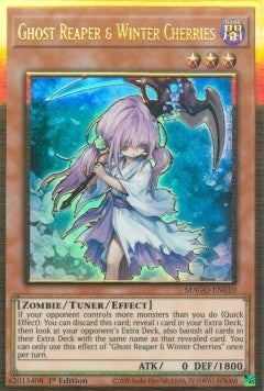 Image for Ghost Reaper & Winter Cherries (Maximum Gold) (MAGO-EN010) - YuGiOh