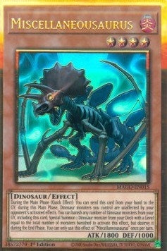 Image for Miscellaneousaurus (Maximum Gold) (MAGO-EN015) - YuGiOh