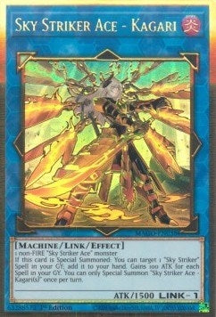 Image for Sky Striker Ace - Kagari (Alternate Art) (Maximum Gold) (MAGO-EN038) - YuGiOh