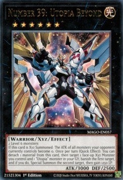Image for Number 39: Utopia Beyond (Maximum Gold) (MAGO-EN057) - YuGiOh