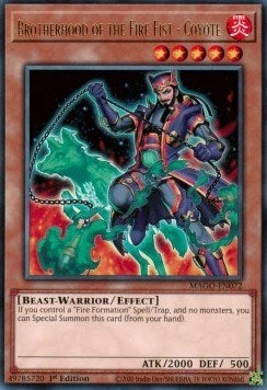 Image for Brotherhood of the Fire Fist - Coyote (Maximum Gold) (MAGO-EN072) - YuGiOh