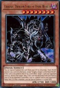 Image for Grapha, Dragon Lord of Dark World (Maximum Gold) (MAGO-EN118) - YuGiOh
