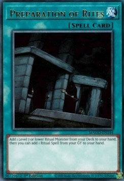 Image for Preparation of Rites (Maximum Gold) (MAGO-EN144) - YuGiOh
