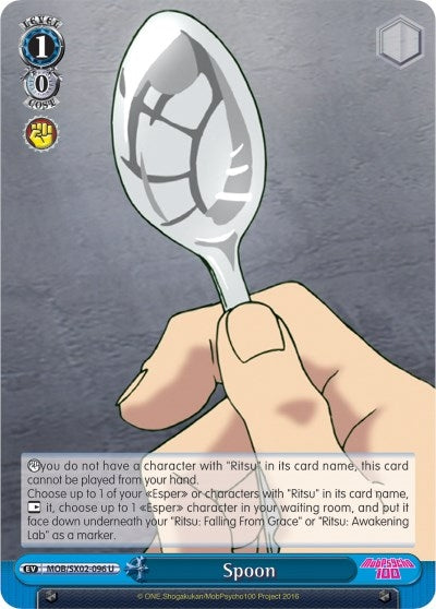 Image for Spoon (Mob Psycho 100) (MOB/SX02-096 U) - Weiss Schwarz