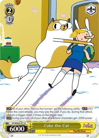 Image for Cake the Cat (Adventure Time) (AT/WX02-011 R) - Weiss Schwarz