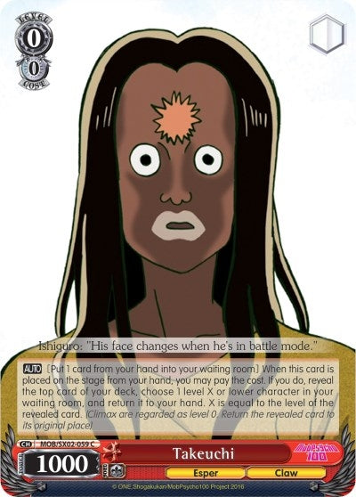 Image for Takeuchi (Mob Psycho 100) (MOB/SX02-059 C) - Weiss Schwarz