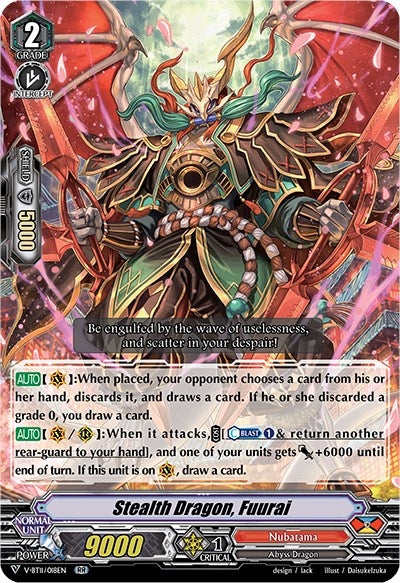Image for Stealth Dragon, Fuurai (V-BT11: Storm of the Blue Cavalry) (V-BT11/018EN) - Cardfight Vanguard