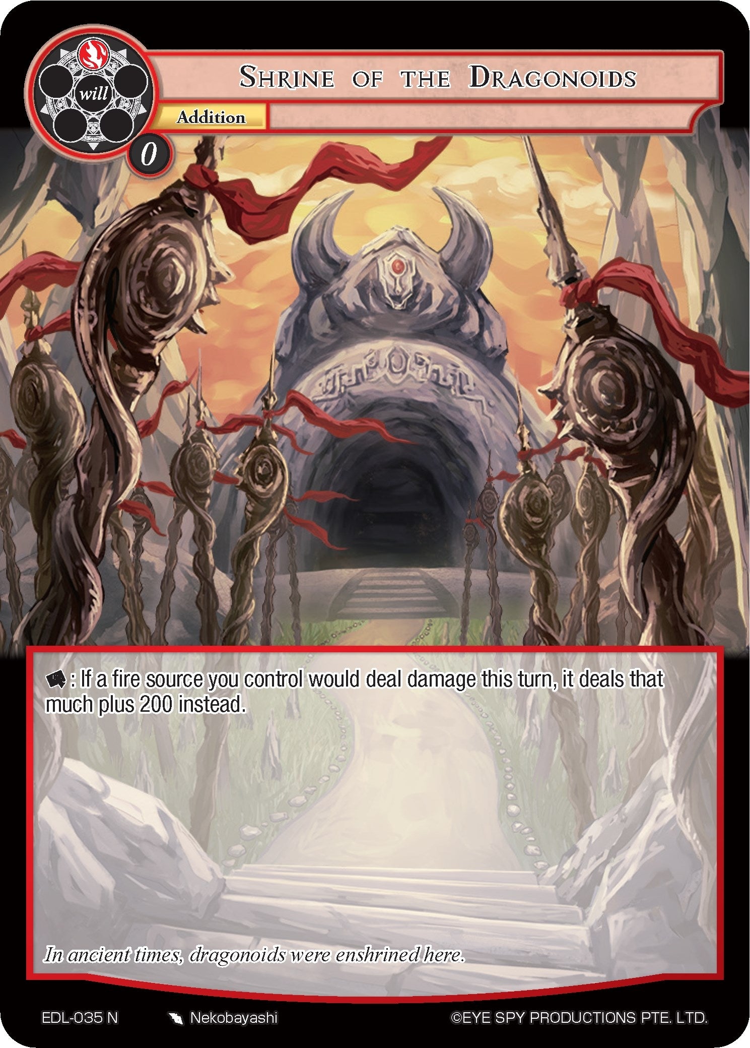 Image for Shrine of the Dragonoids (The Epic of the Dragon Lord) (EDL-035) - Force of Will