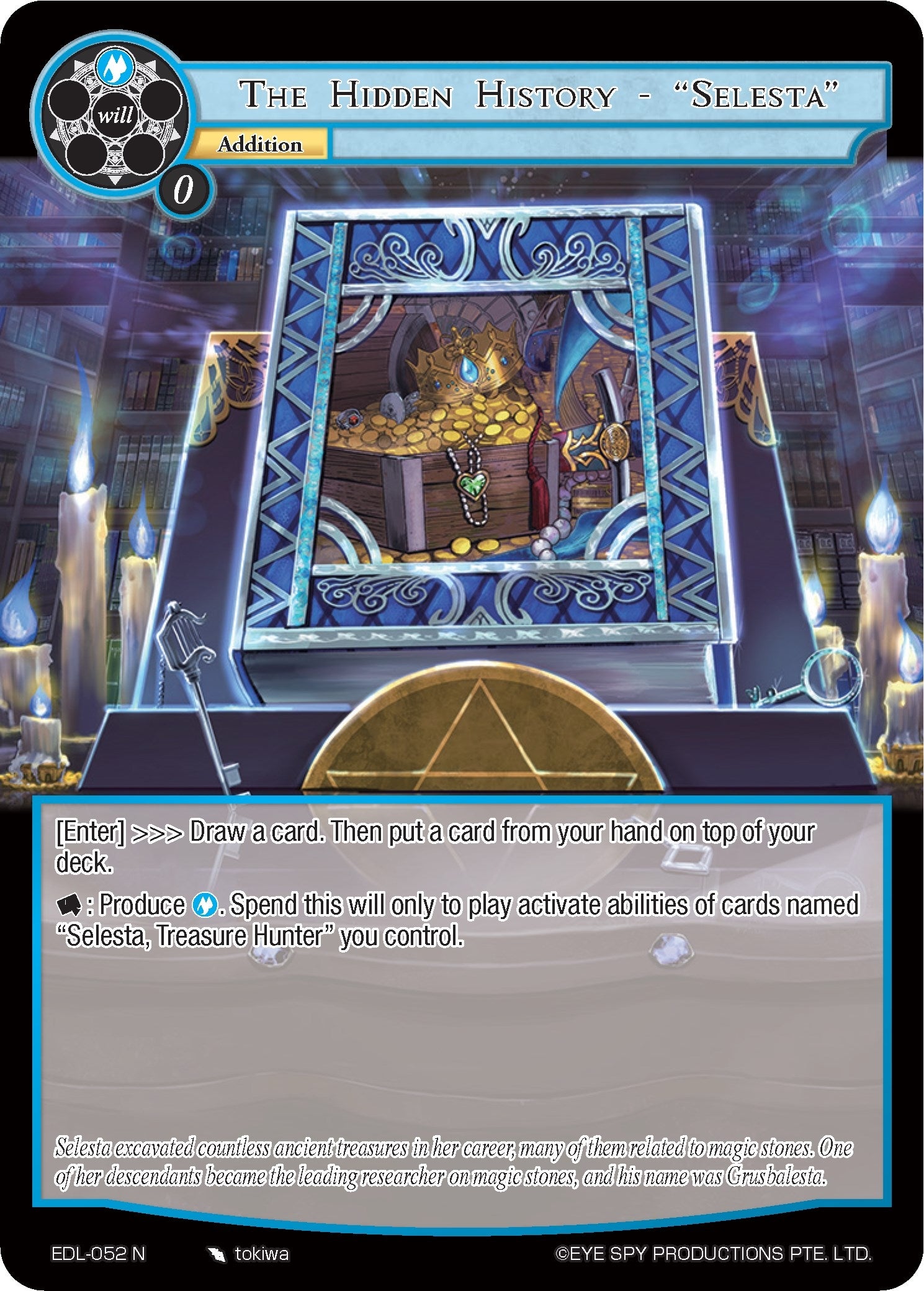 Image for The Hidden History - "Selesta" (The Epic of the Dragon Lord) (EDL-052) - Force of Will