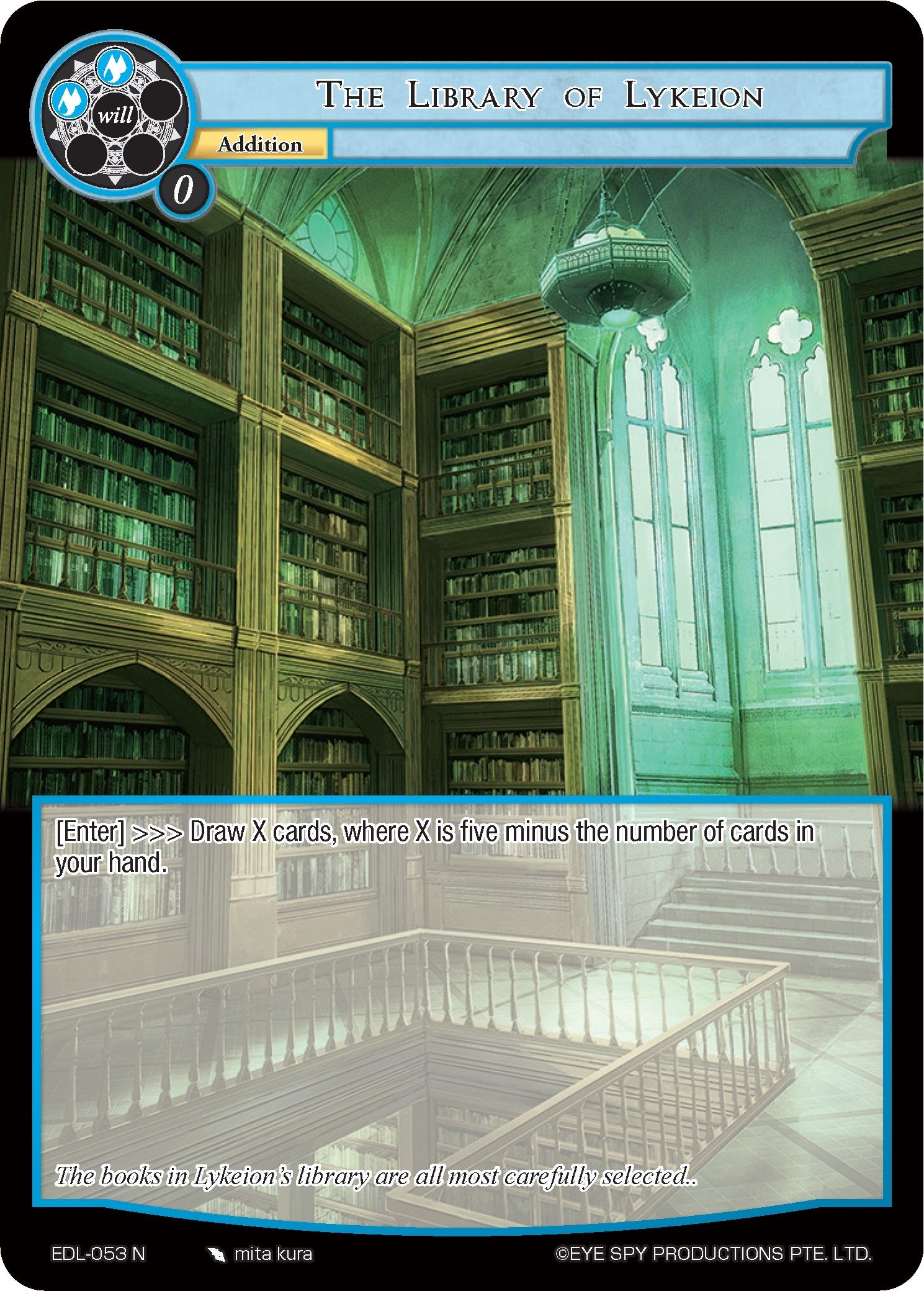 Image for The Library of Lykeion (The Epic of the Dragon Lord) (EDL-053) - Force of Will