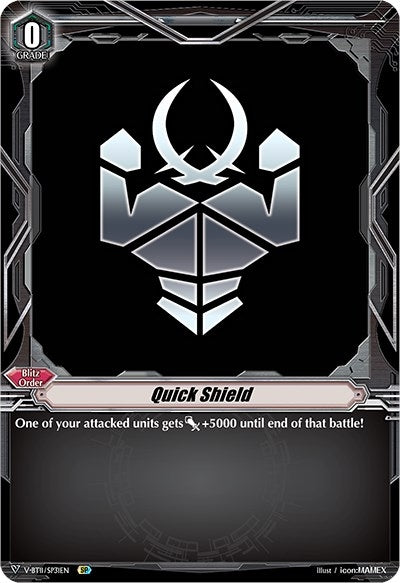 Image for Quick Shield (Nova Grappler) (SP) (V-BT11: Storm of the Blue Cavalry) (V-BT11/SP31EN) - Cardfight Vanguard