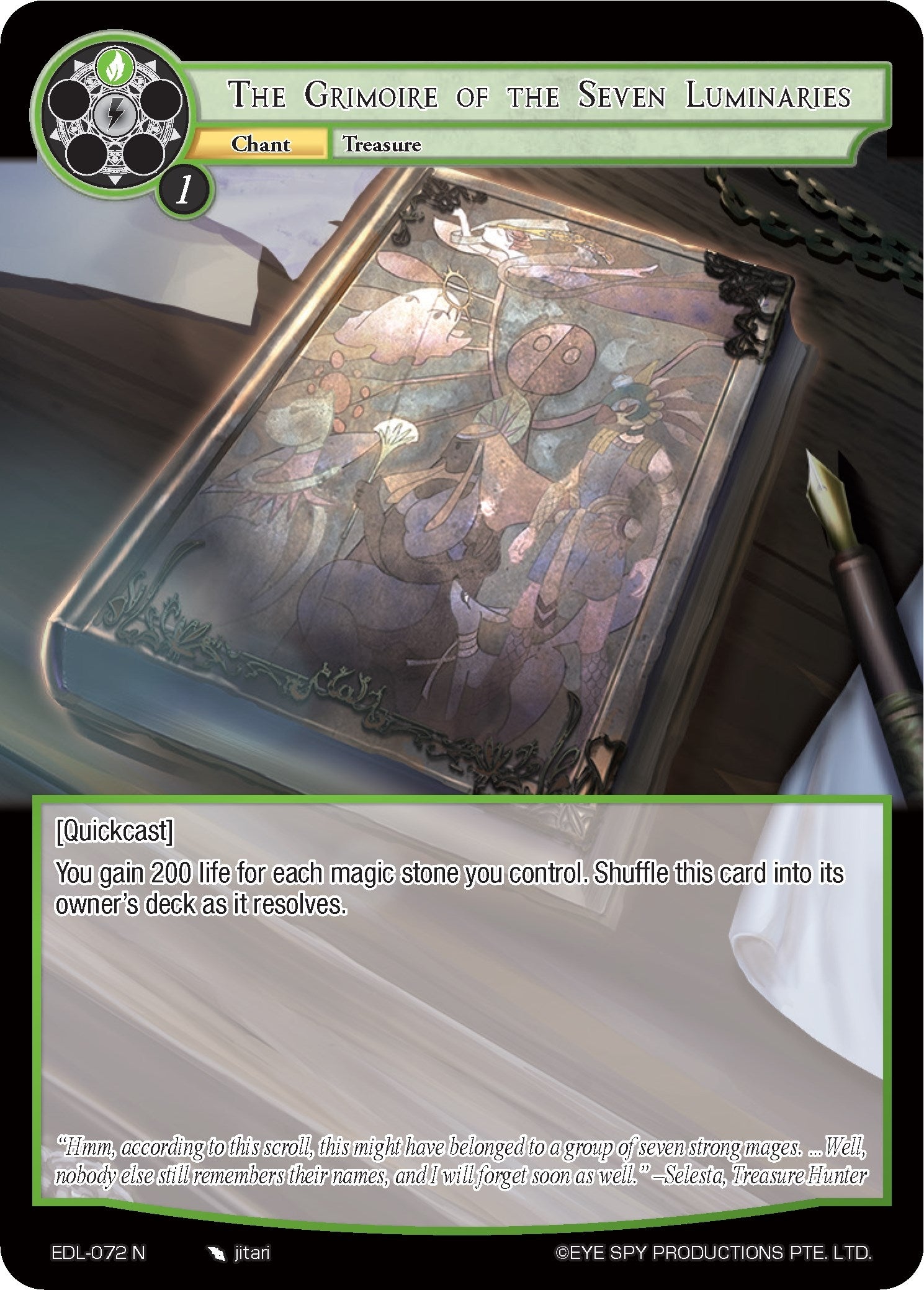 Image for The Grimoire of the Seven Luminaries (The Epic of the Dragon Lord) (EDL-072) - Force of Will