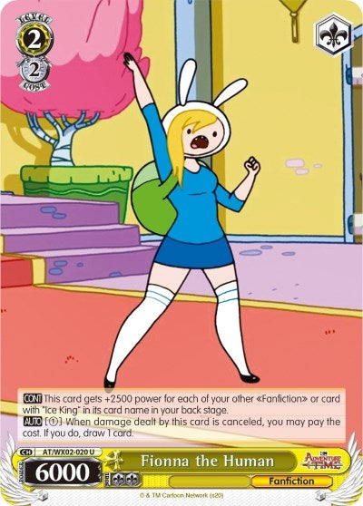 Image for Fionna the Human (Adventure Time) (AT/WX02-020 U) - Weiss Schwarz