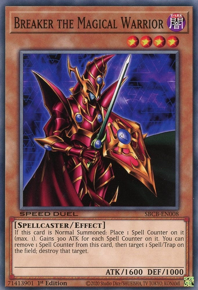 Image for Breaker the Magical Warrior (Speed Duel: Battle City Box) (SBCB-EN008) - YuGiOh