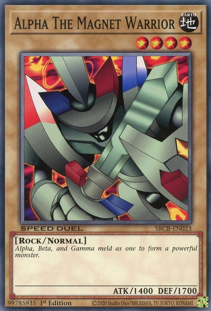 Image for Alpha The Magnet Warrior (Speed Duel: Battle City Box) (SBCB-EN023) - YuGiOh