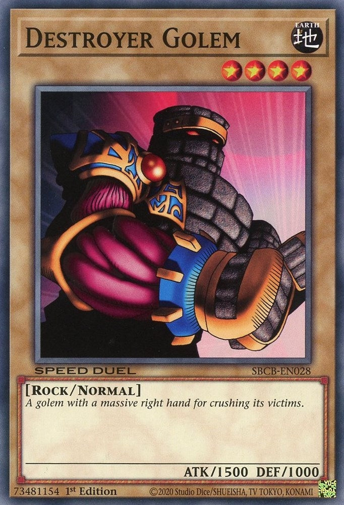 Image for Destroyer Golem (Speed Duel: Battle City Box) (SBCB-EN028) - YuGiOh