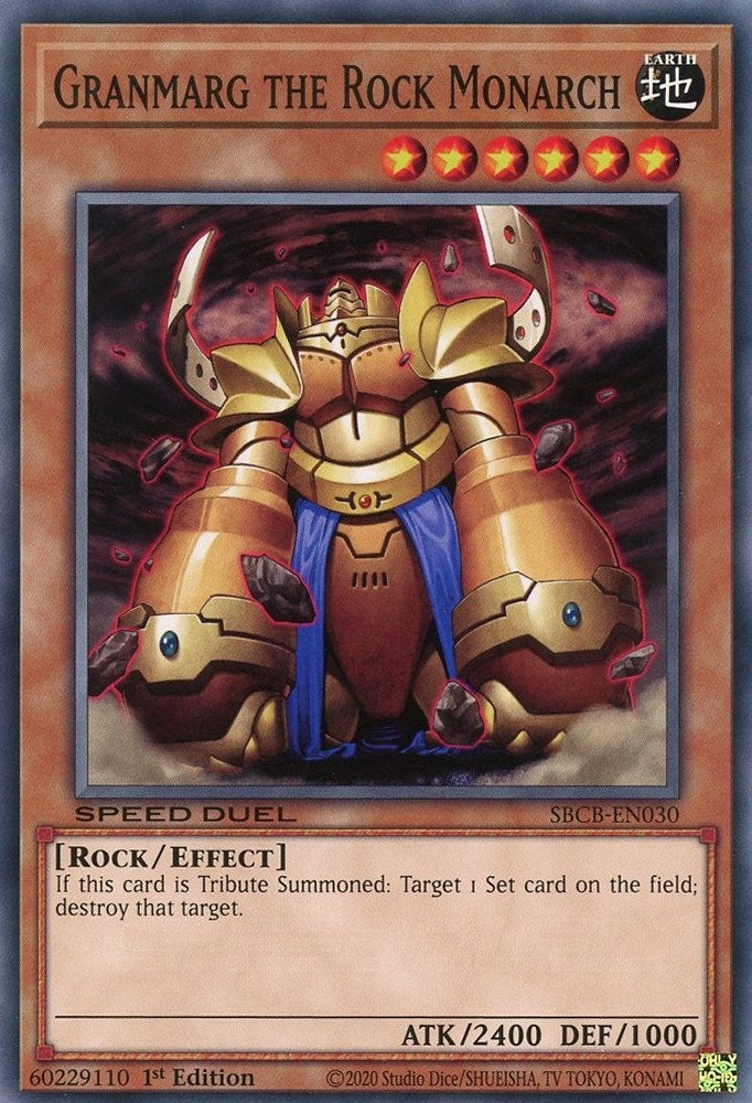 Image for Granmarg the Rock Monarch (Speed Duel: Battle City Box) (SBCB-EN030) - YuGiOh