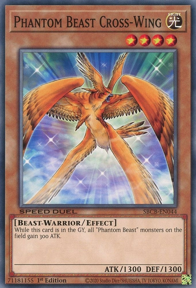 Image for Phantom Beast Cross-Wing (Speed Duel: Battle City Box) (SBCB-EN044) - YuGiOh