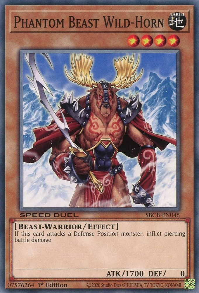 Image for Phantom Beast Wild-Horn (Speed Duel: Battle City Box) (SBCB-EN045) - YuGiOh