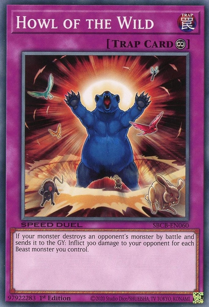 Image for Howl of the Wild (Speed Duel: Battle City Box) (SBCB-EN060) - YuGiOh