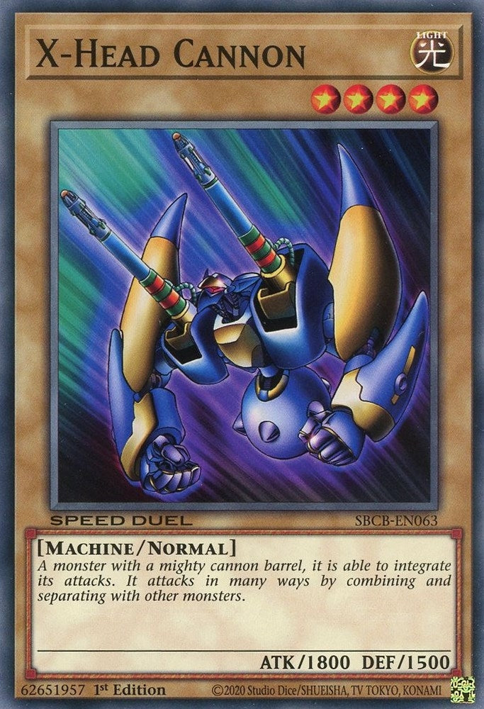 Image for X-Head Cannon (Speed Duel: Battle City Box) (SBCB-EN063) - YuGiOh