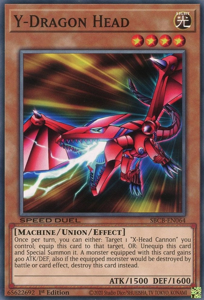 Image for Y-Dragon Head (Speed Duel: Battle City Box) (SBCB-EN064) - YuGiOh