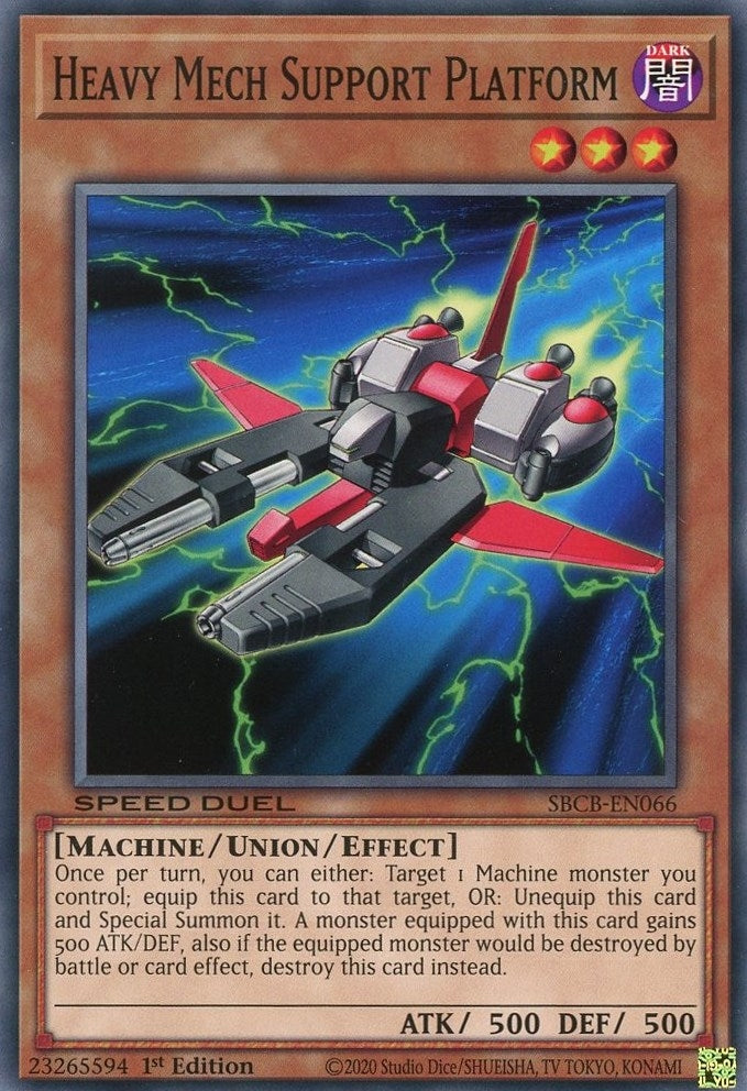 Image for Heavy Mech Support Platform (Speed Duel: Battle City Box) (SBCB-EN066) - YuGiOh