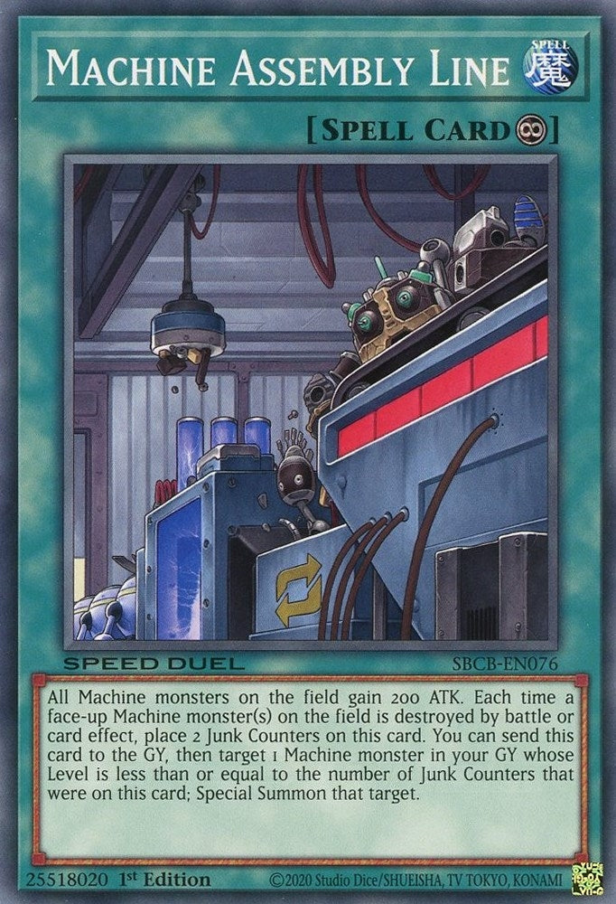 Image for Machine Assembly Line (Speed Duel: Battle City Box) (SBCB-EN076) - YuGiOh