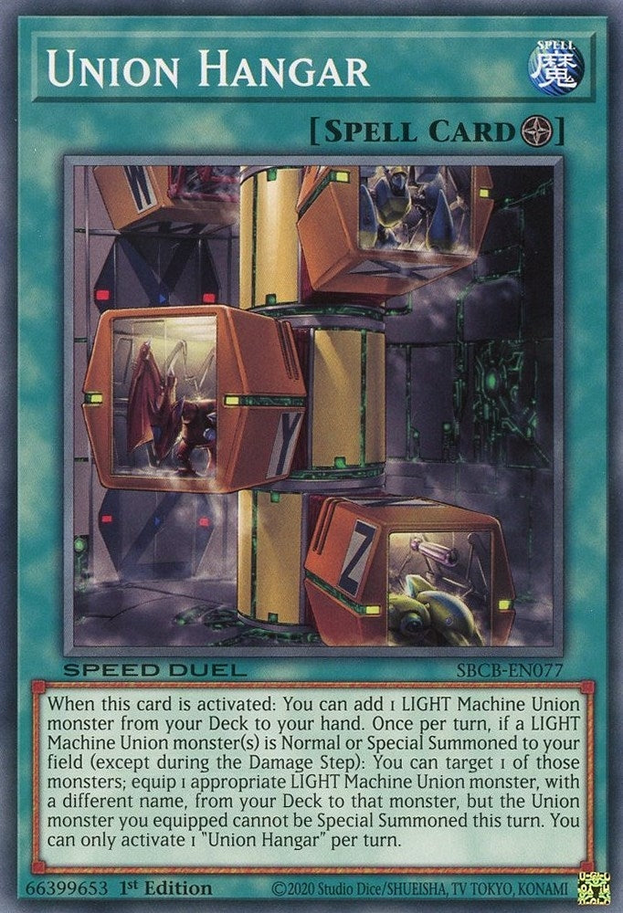 Image for Union Hangar (Speed Duel: Battle City Box) (SBCB-EN077) - YuGiOh