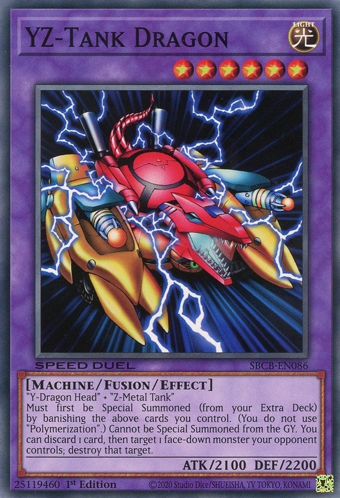 Image for YZ-Tank Dragon (Speed Duel: Battle City Box) (SBCB-EN086) - YuGiOh