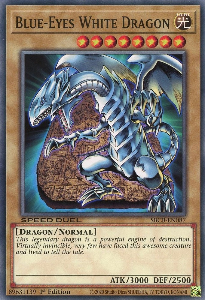 Image for Blue-Eyes White Dragon (Speed Duel: Battle City Box) (SBCB-EN087) - YuGiOh