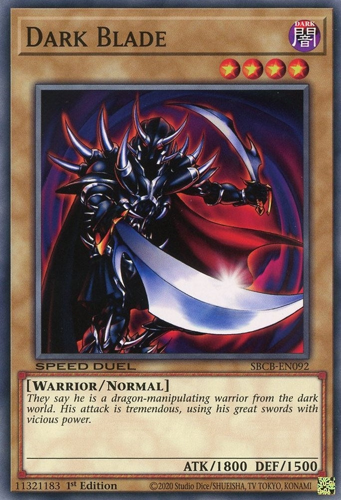 Image for Dark Blade (Speed Duel: Battle City Box) (SBCB-EN092) - YuGiOh