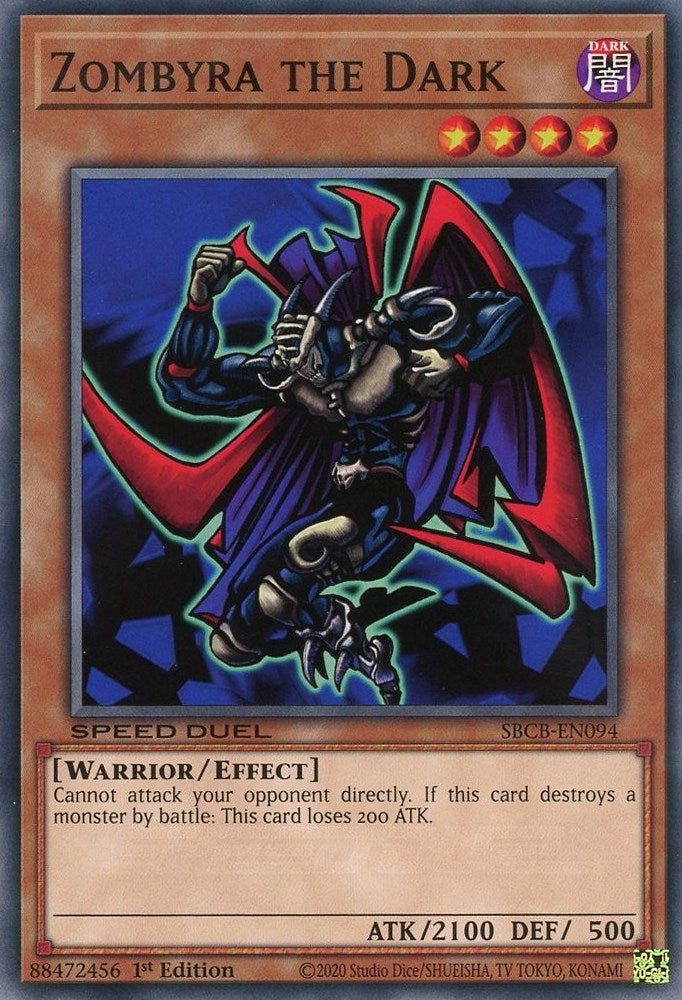 Image for Zombyra the Dark (Speed Duel: Battle City Box) (SBCB-EN094) - YuGiOh