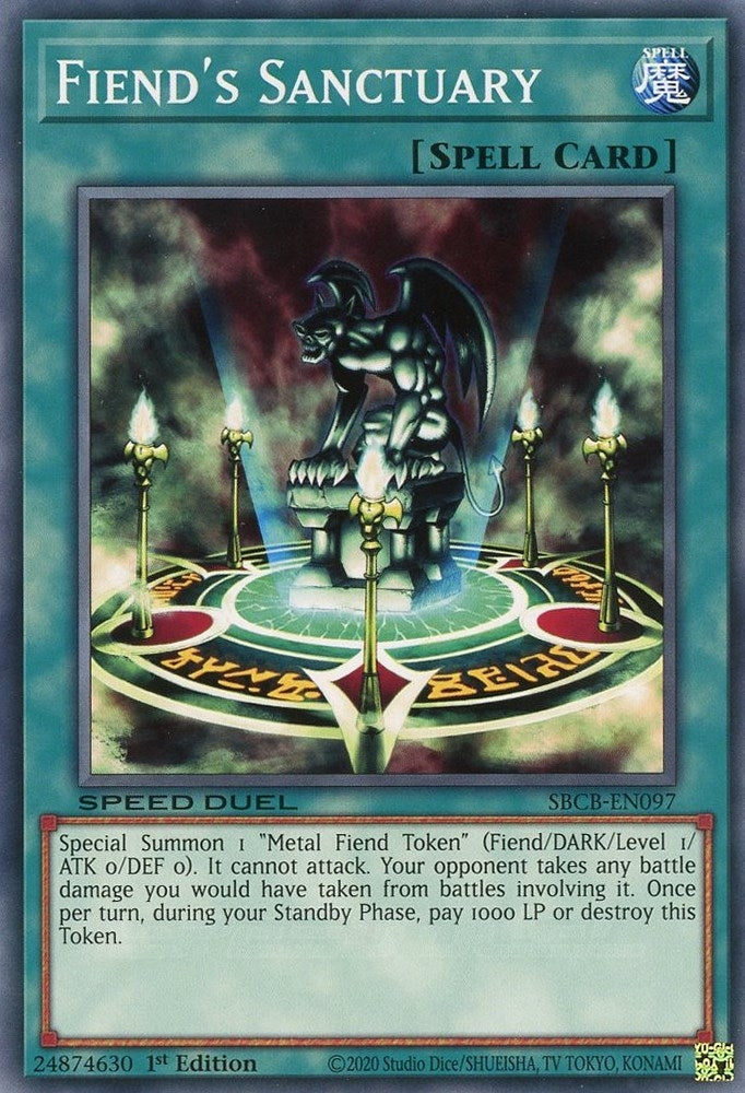 Image for Fiend's Sanctuary (Speed Duel: Battle City Box) (SBCB-EN097) - YuGiOh