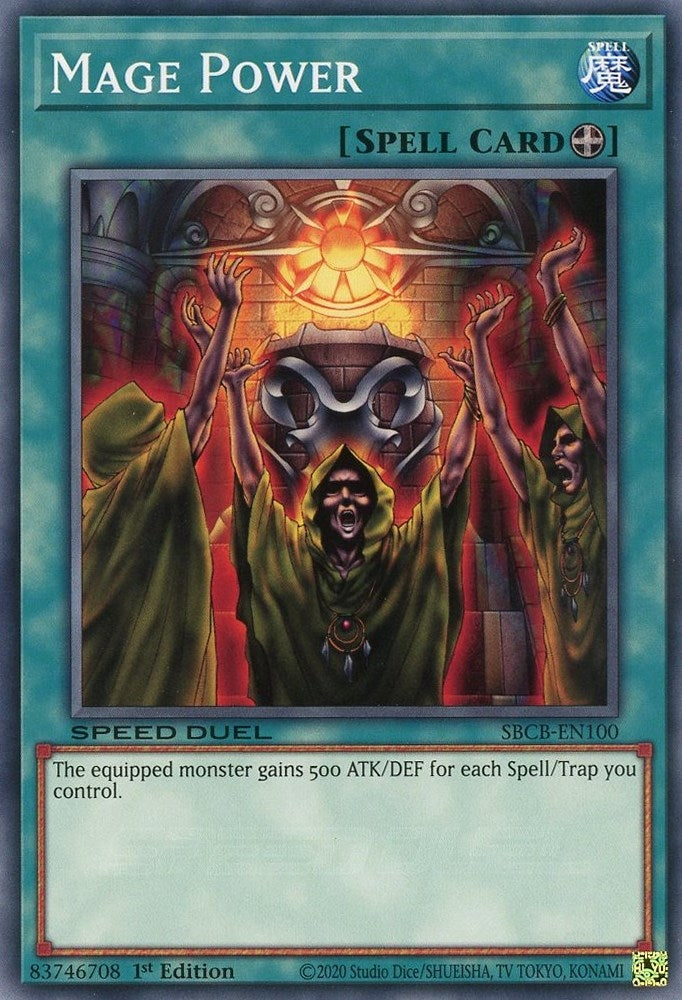 Image for Mage Power (Speed Duel: Battle City Box) (SBCB-EN100) - YuGiOh