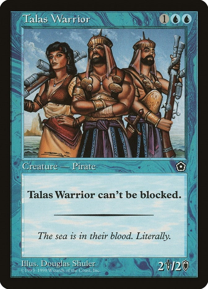 Image for Talas Warrior (Portal Second Age) - Magic: The Gathering