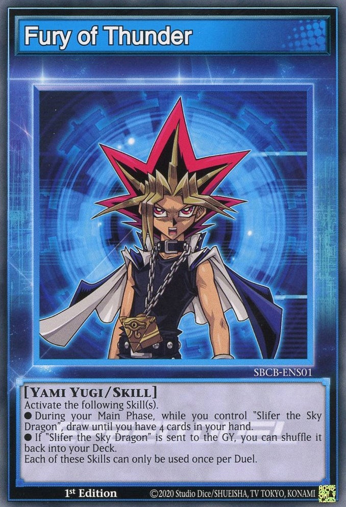 Image for Fury of Thunder (Speed Duel: Battle City Box) (SBCB-ENS01) - YuGiOh